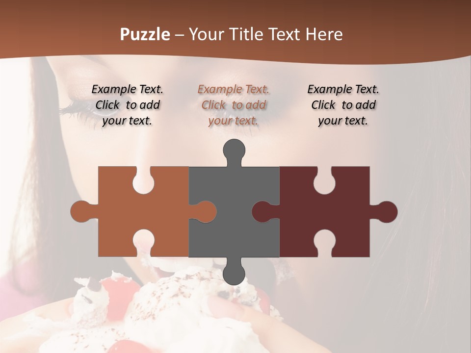 Gluttonous Torte Gluttony PowerPoint Template