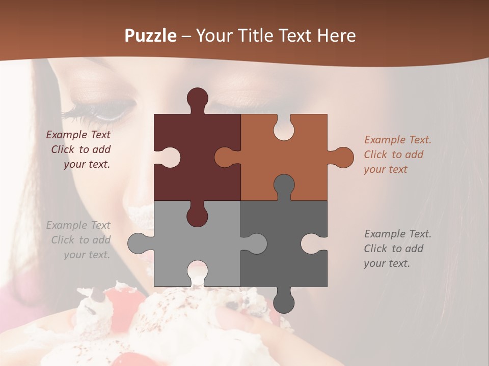 Gluttonous Torte Gluttony PowerPoint Template