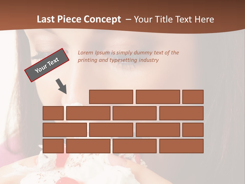 Gluttonous Torte Gluttony PowerPoint Template