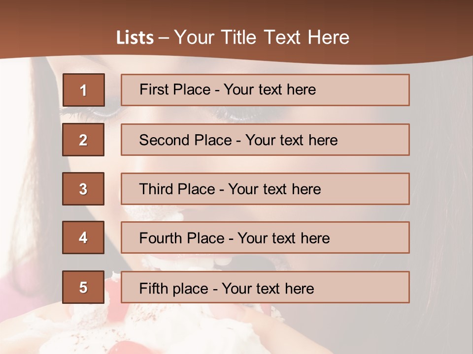 Gluttonous Torte Gluttony PowerPoint Template
