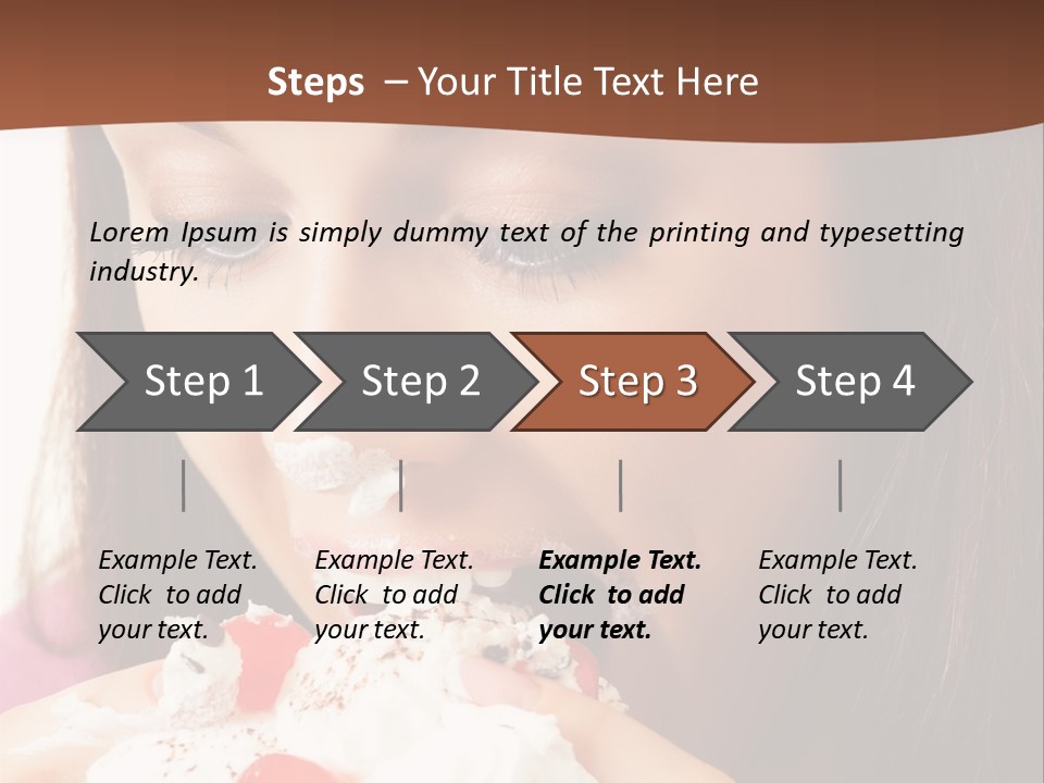 Gluttonous Torte Gluttony PowerPoint Template