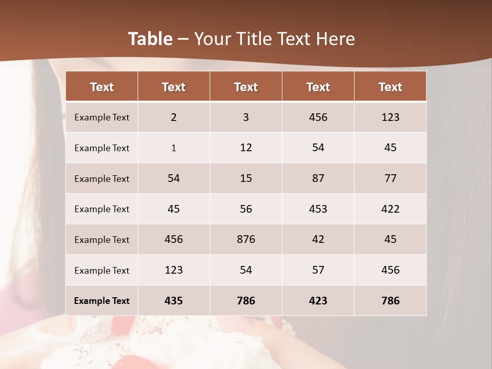 Gluttonous Torte Gluttony PowerPoint Template