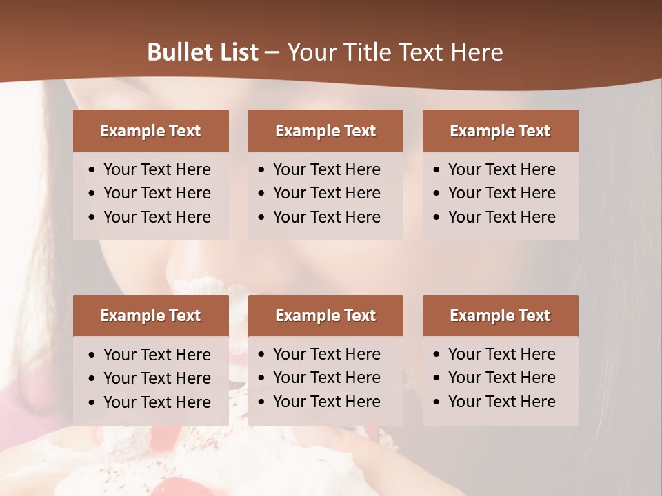 Gluttonous Torte Gluttony PowerPoint Template