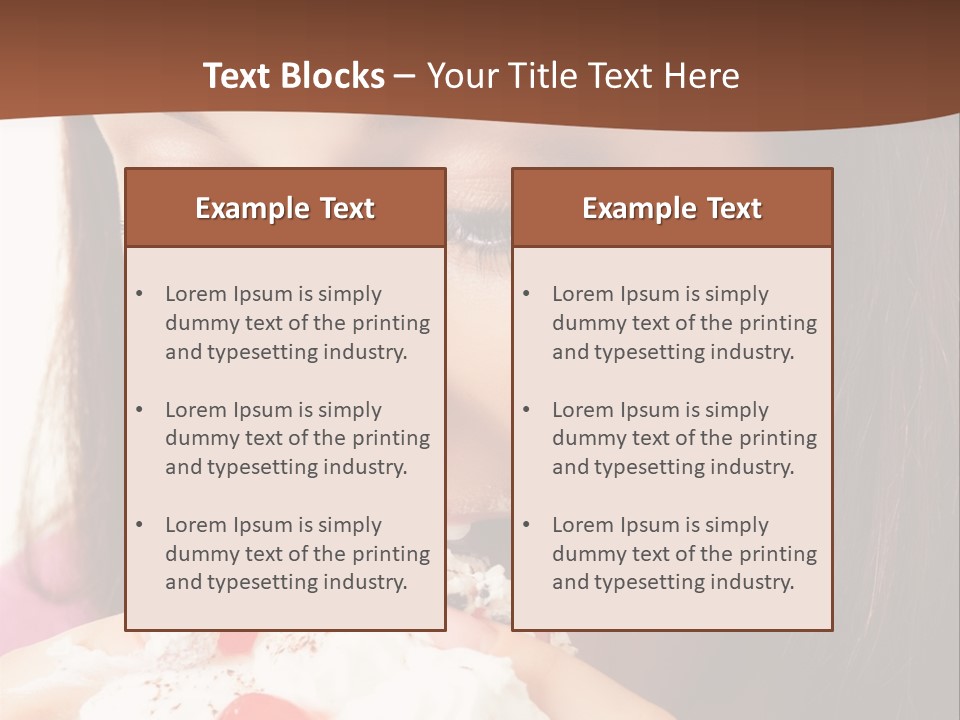 Gluttonous Torte Gluttony PowerPoint Template