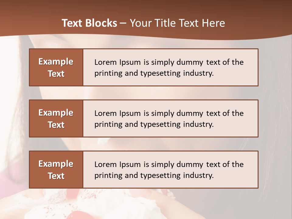 Gluttonous Torte Gluttony PowerPoint Template