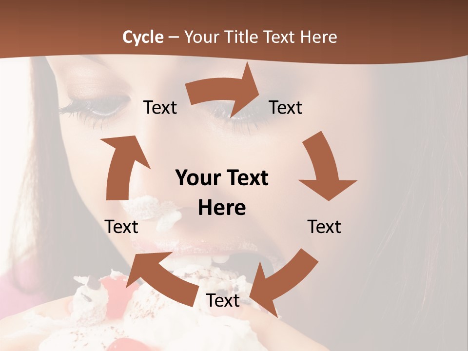 Gluttonous Torte Gluttony PowerPoint Template