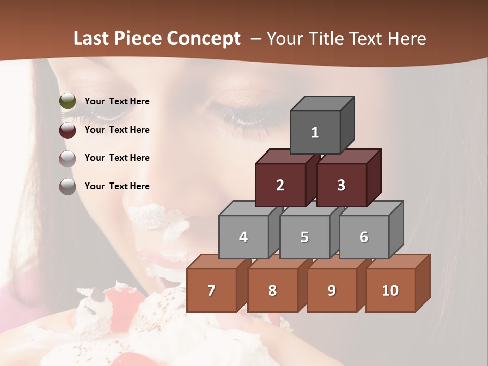 Gluttonous Torte Gluttony PowerPoint Template
