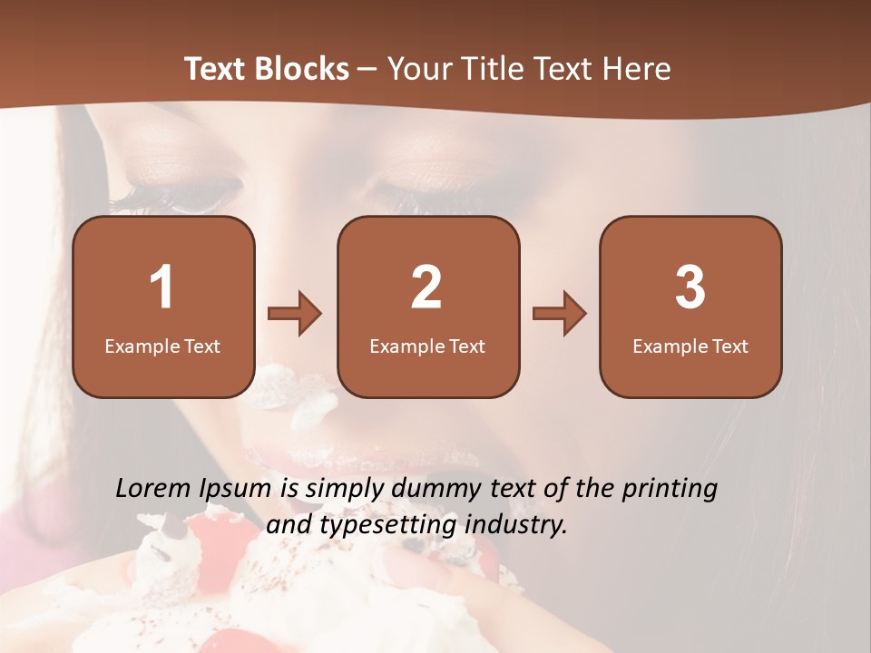 Gluttonous Torte Gluttony PowerPoint Template