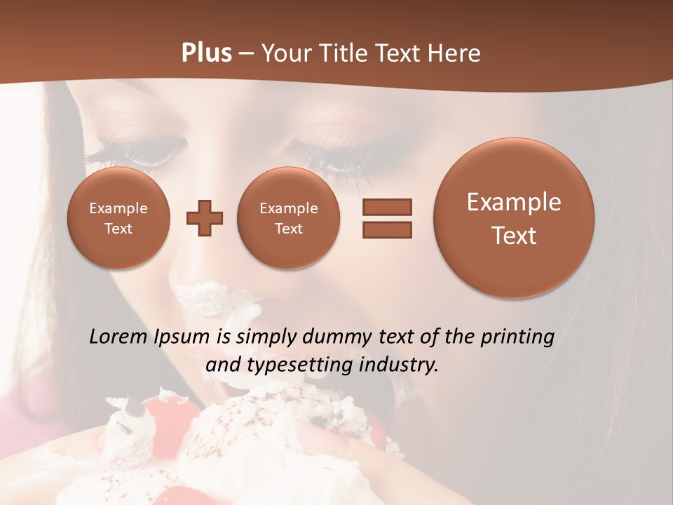 Gluttonous Torte Gluttony PowerPoint Template