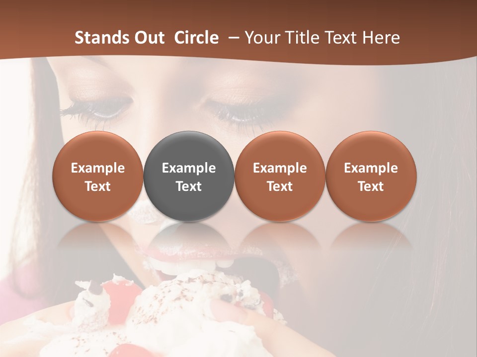 Gluttonous Torte Gluttony PowerPoint Template