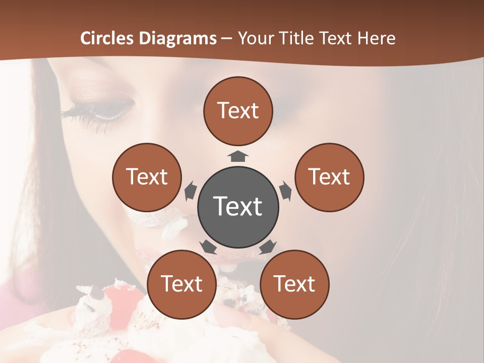 Gluttonous Torte Gluttony PowerPoint Template