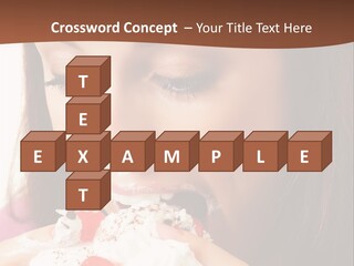 Gluttonous Torte Gluttony PowerPoint Template