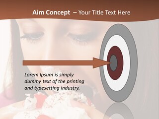 Gluttonous Torte Gluttony PowerPoint Template