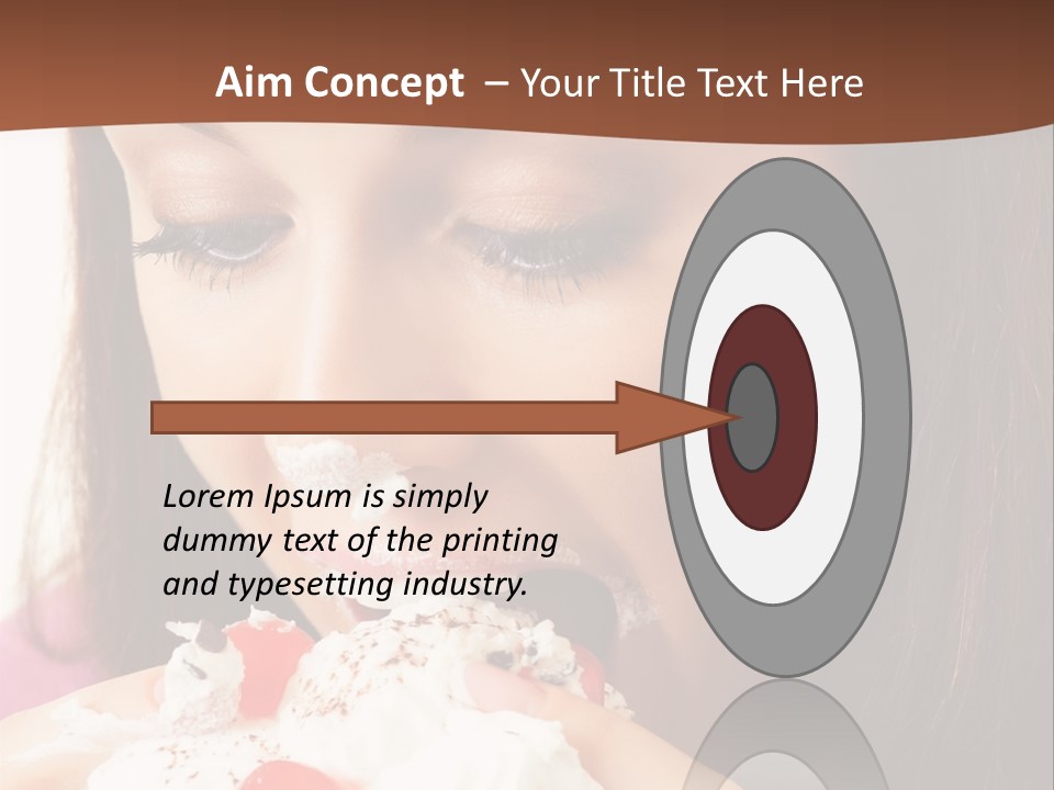 Gluttonous Torte Gluttony PowerPoint Template