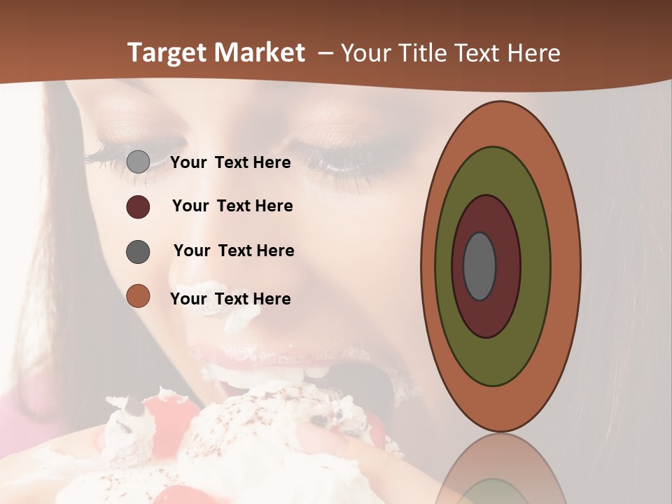 Gluttonous Torte Gluttony PowerPoint Template