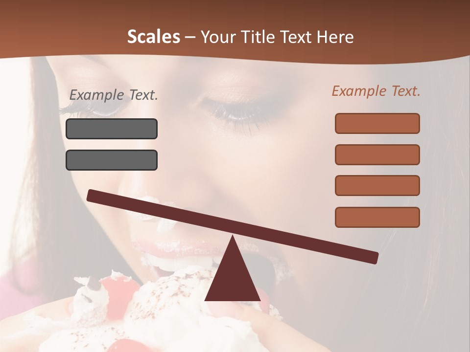 Gluttonous Torte Gluttony PowerPoint Template