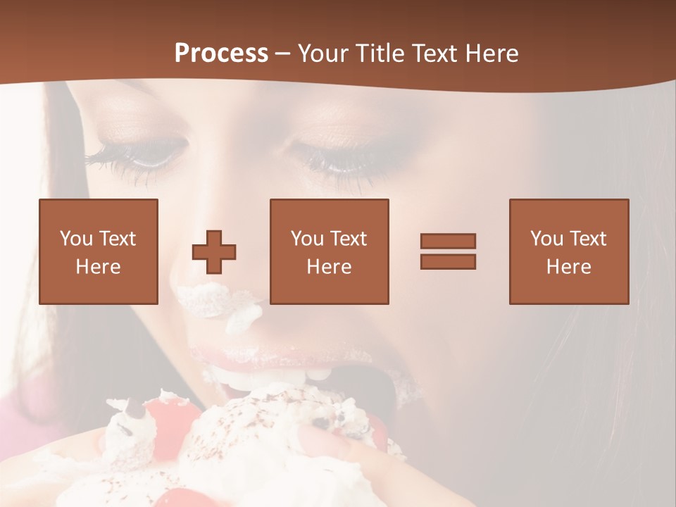 Gluttonous Torte Gluttony PowerPoint Template