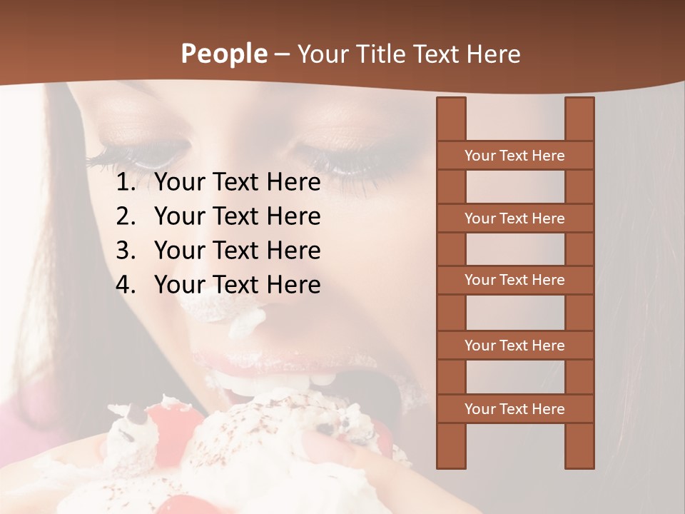 Gluttonous Torte Gluttony PowerPoint Template