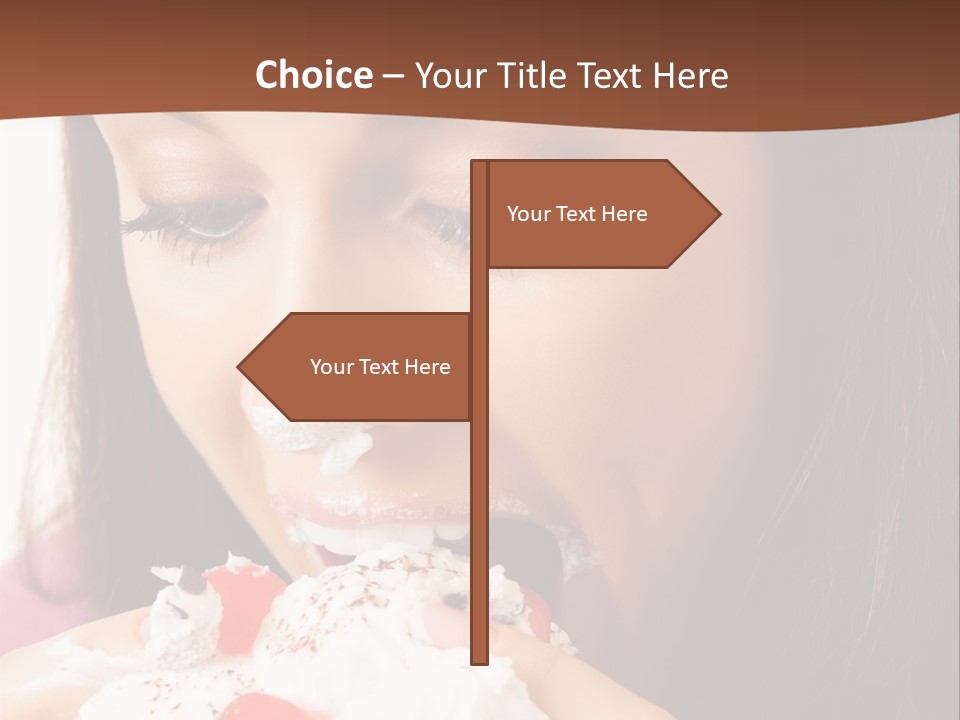 Gluttonous Torte Gluttony PowerPoint Template