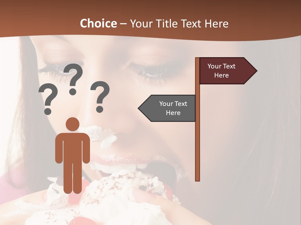 Gluttonous Torte Gluttony PowerPoint Template
