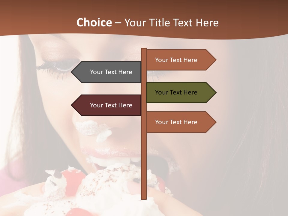 Gluttonous Torte Gluttony PowerPoint Template