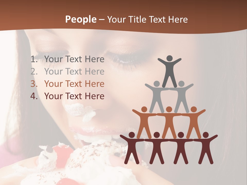 Gluttonous Torte Gluttony PowerPoint Template