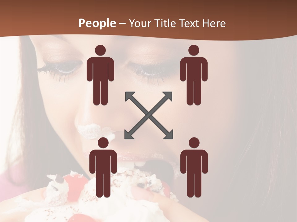 Gluttonous Torte Gluttony PowerPoint Template