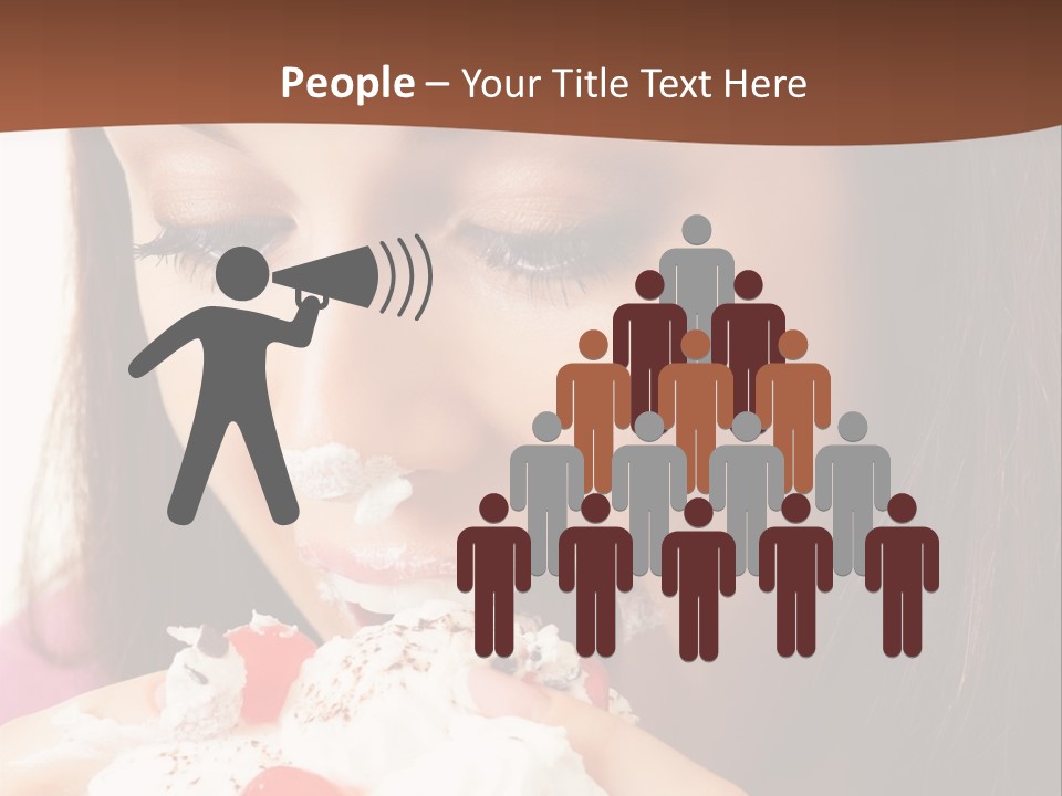 Gluttonous Torte Gluttony PowerPoint Template