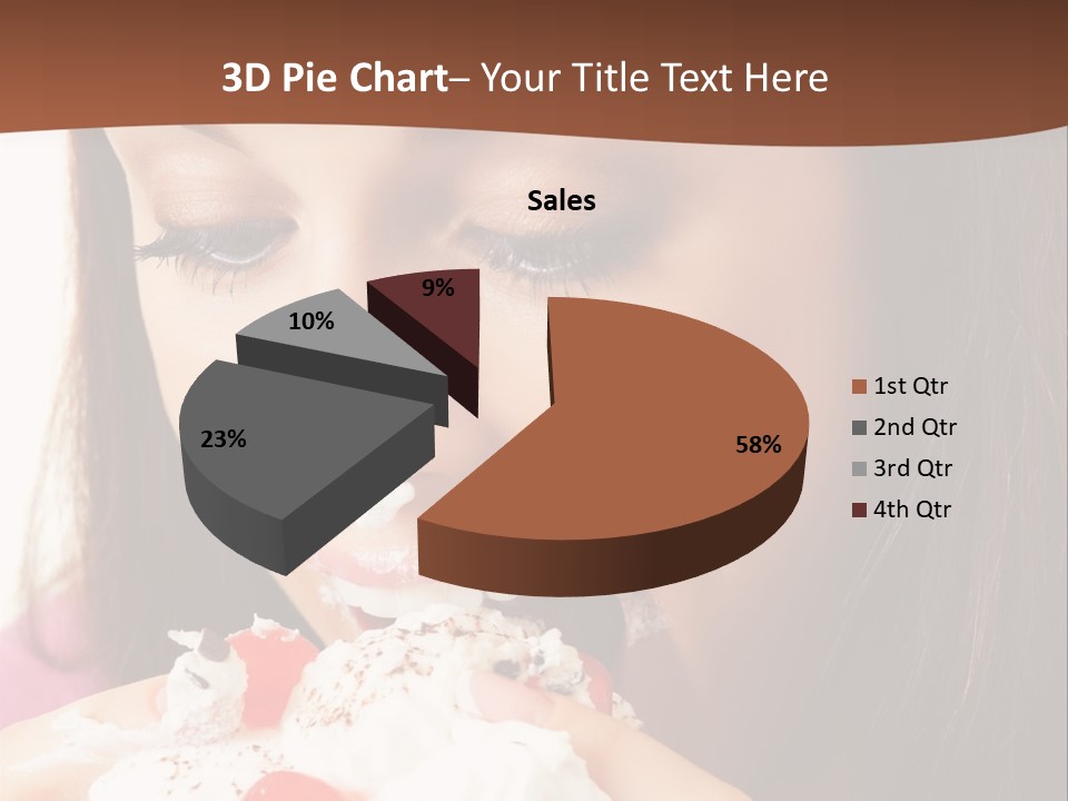 Gluttonous Torte Gluttony PowerPoint Template
