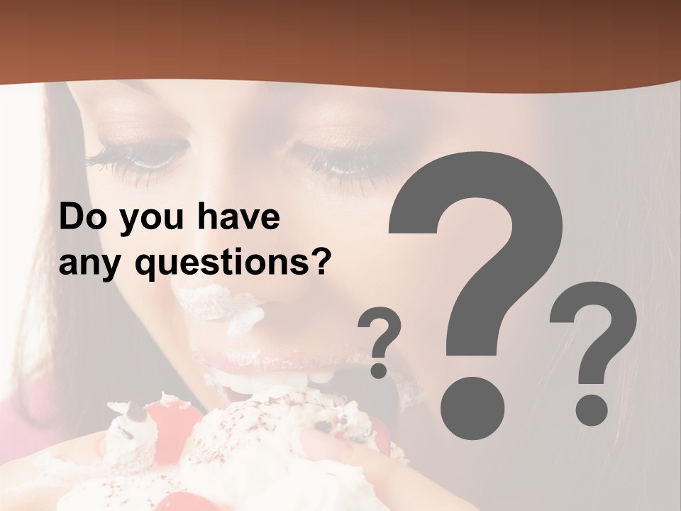 Gluttonous Torte Gluttony PowerPoint Template