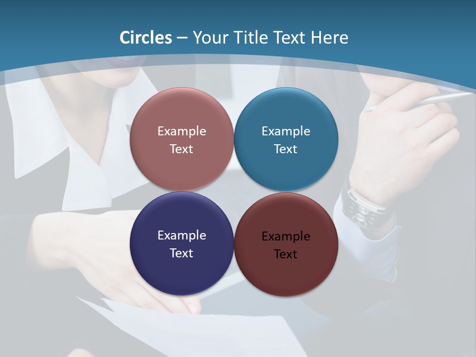 Employee People Write PowerPoint Template