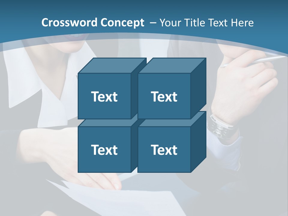 Employee People Write PowerPoint Template