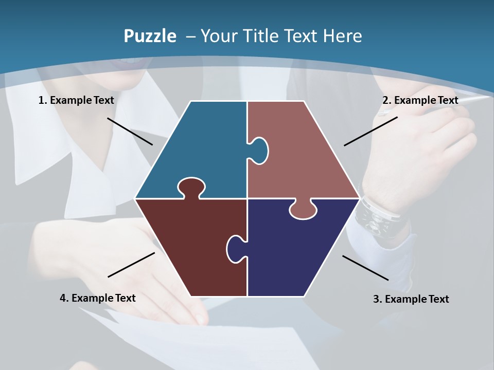 Employee People Write PowerPoint Template