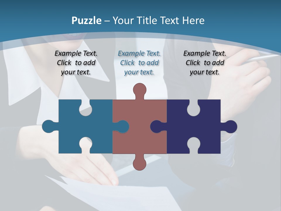 Employee People Write PowerPoint Template