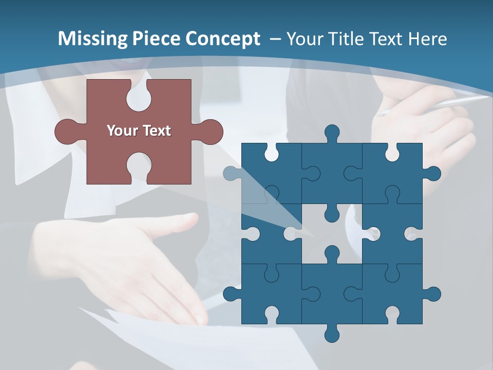 Employee People Write PowerPoint Template