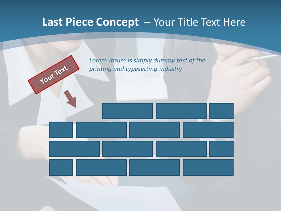 Employee People Write PowerPoint Template