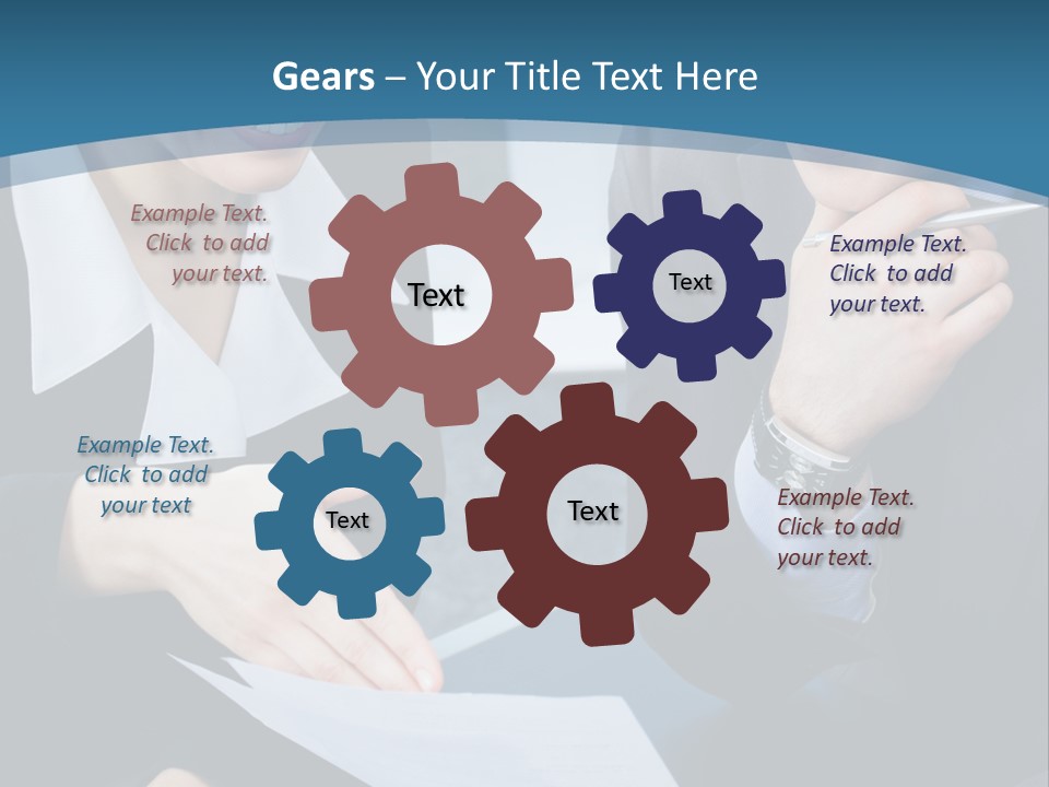 Employee People Write PowerPoint Template