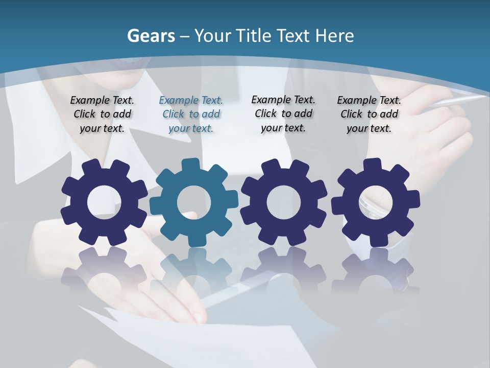 Employee People Write PowerPoint Template