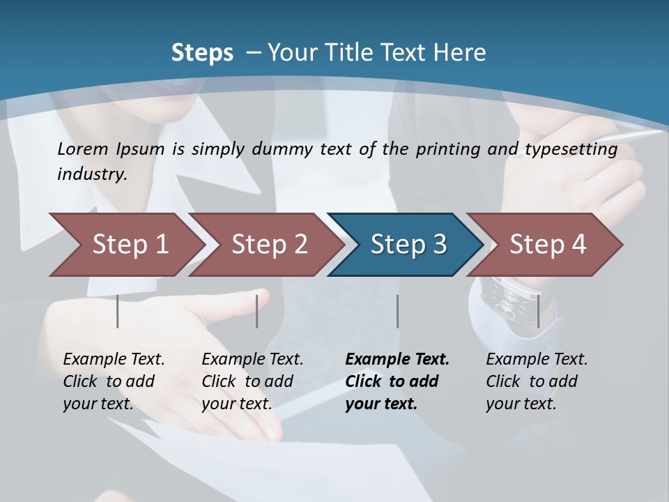 Employee People Write PowerPoint Template
