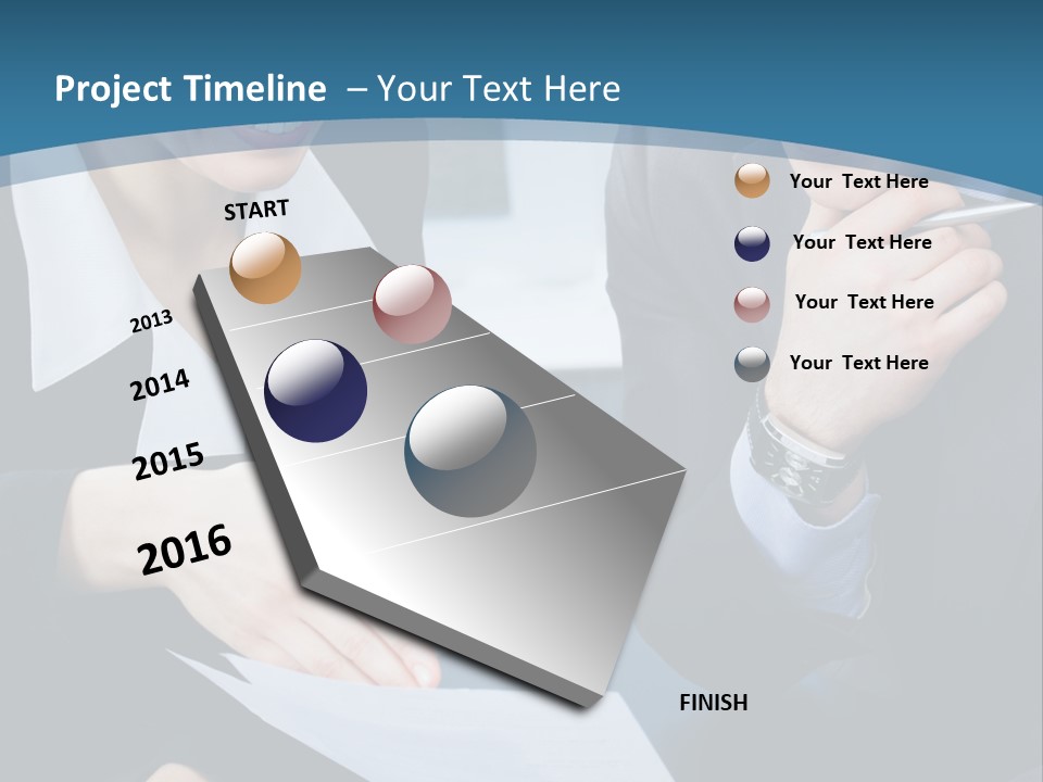 Employee People Write PowerPoint Template