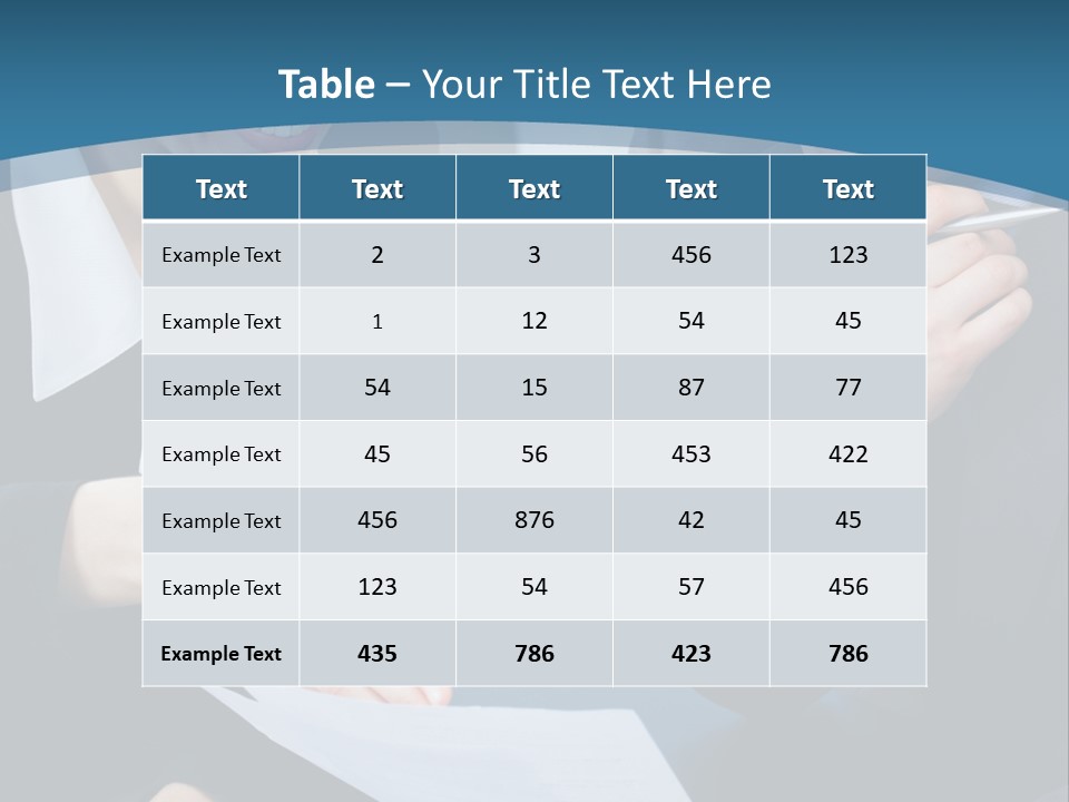 Employee People Write PowerPoint Template