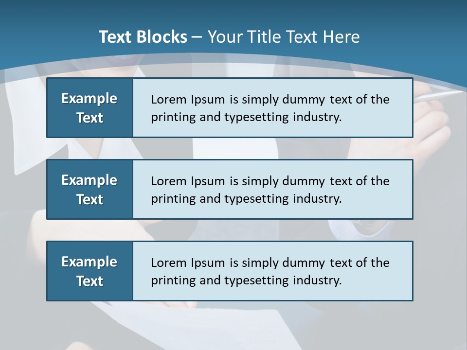 Employee People Write PowerPoint Template