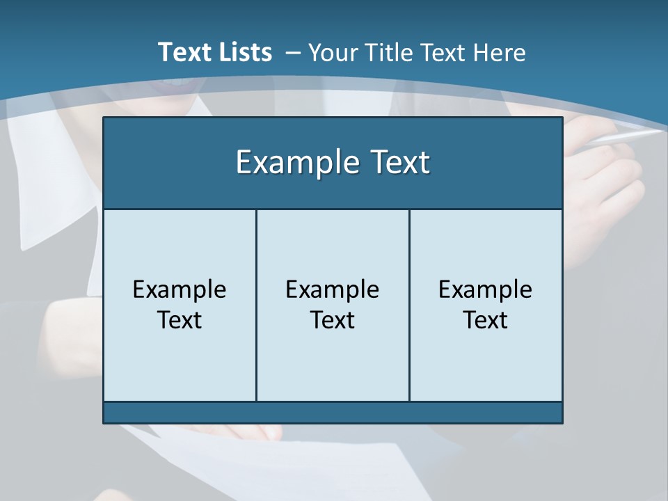 Employee People Write PowerPoint Template