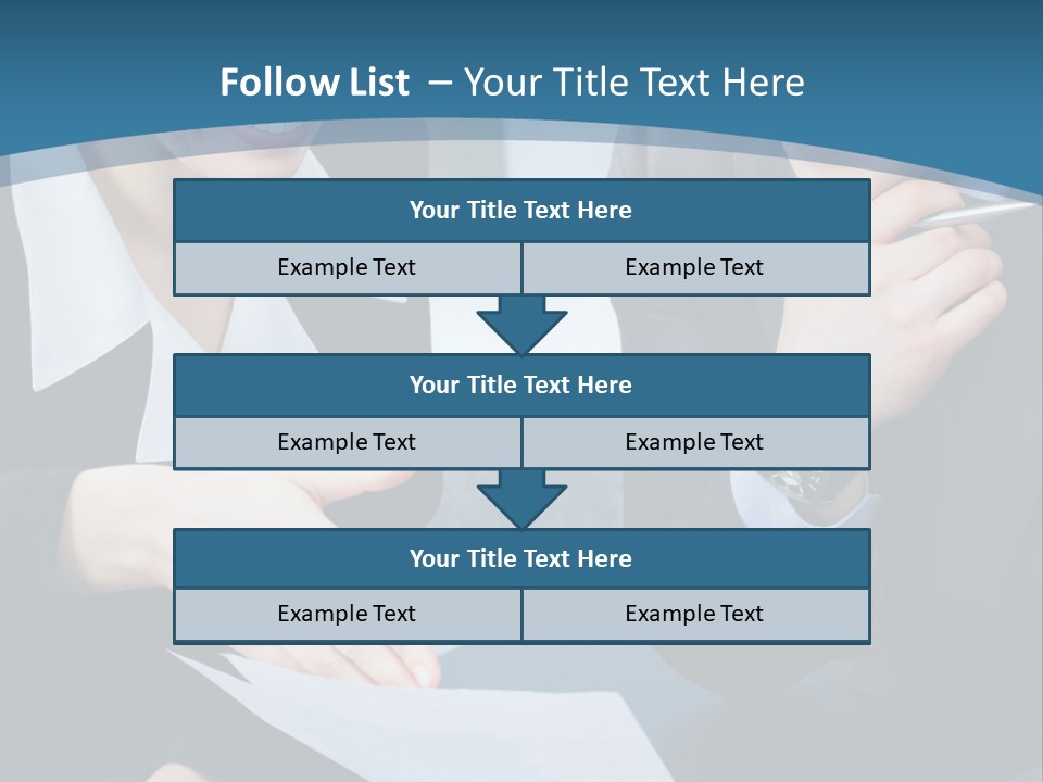 Employee People Write PowerPoint Template