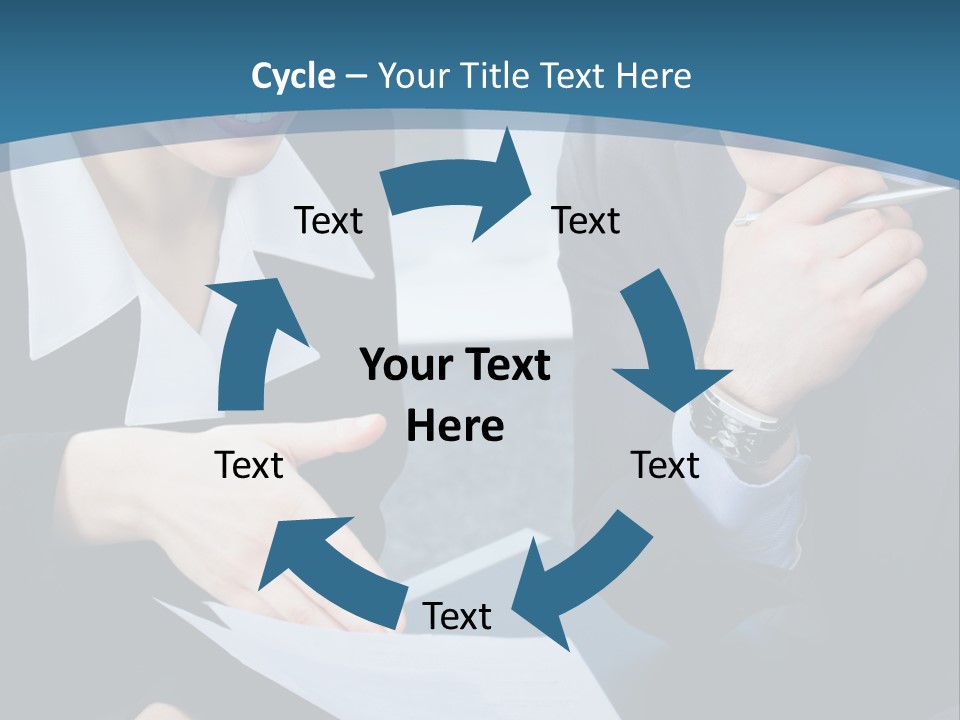 Employee People Write PowerPoint Template