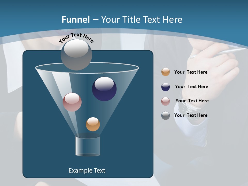 Employee People Write PowerPoint Template
