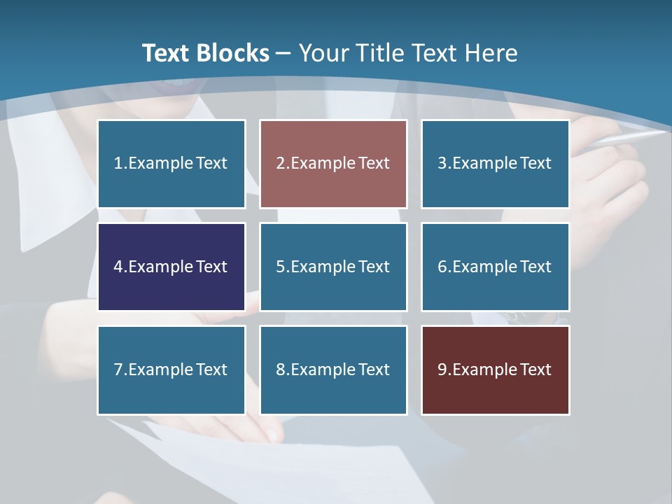Employee People Write PowerPoint Template