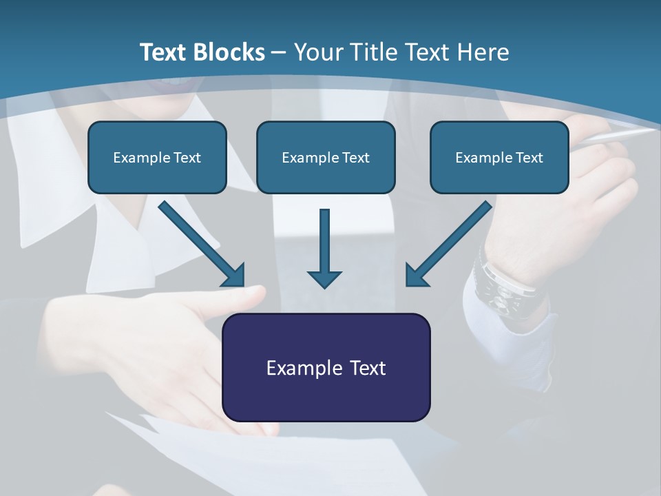 Employee People Write PowerPoint Template