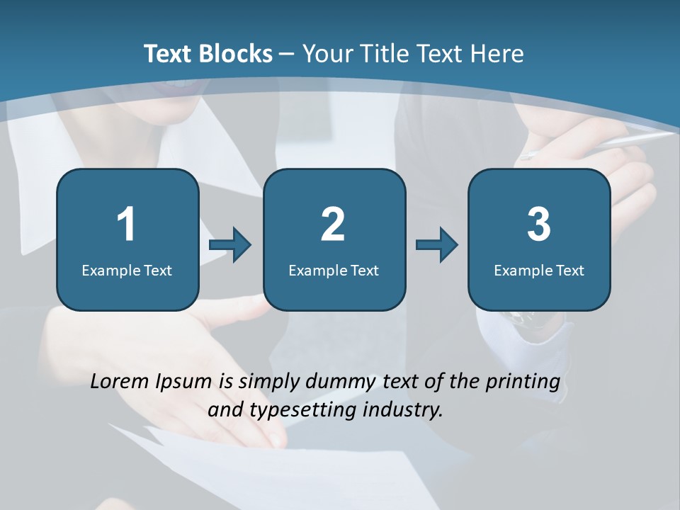 Employee People Write PowerPoint Template