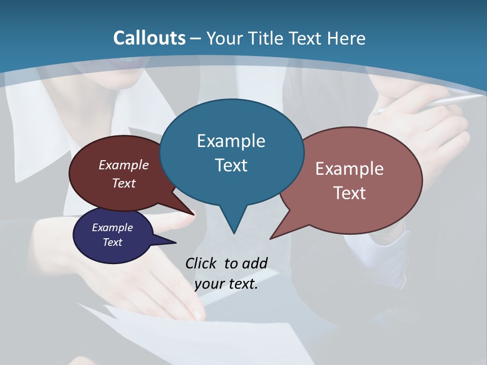 Employee People Write PowerPoint Template